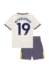 Everton Vitaliy Mykolenko #19 Jalkapallovaatteet Lasten Kolmas peliasu 2024-25 Lyhythihainen (+ Lyhyet housut)